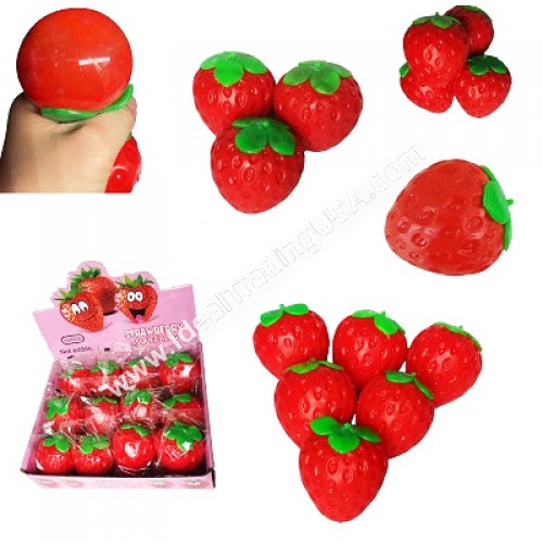 Strawberry Squishy w/Orbit (12Dozen/box)