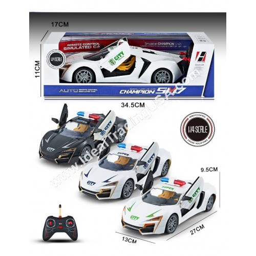 1:14 R/C Police car (24pcs/box)