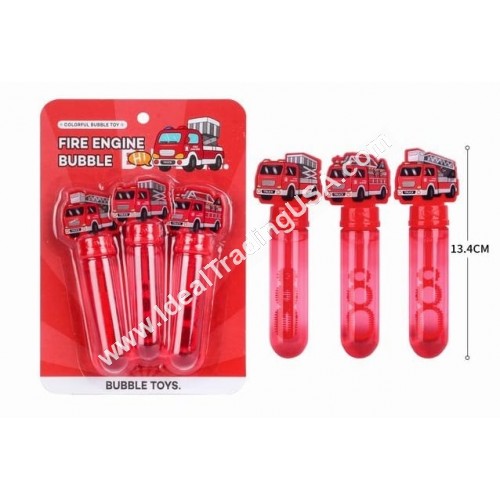 3pcs FireTruck Bubble Stick (8dozen/box)