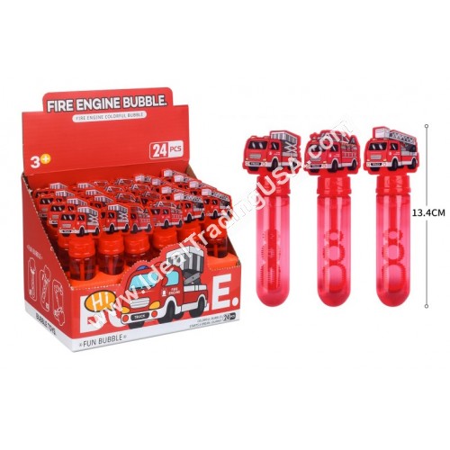 FireTruck Bubble Wand (12display/box)