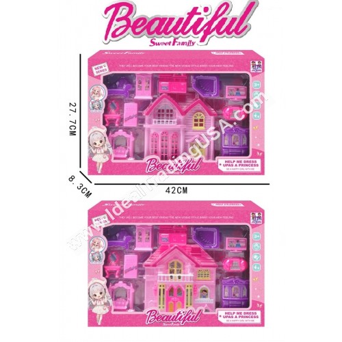 Doll House Playset (18pcs/box)