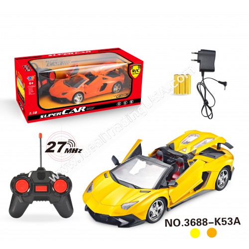 1:18 R/C Car w/usb (24pcs/box)