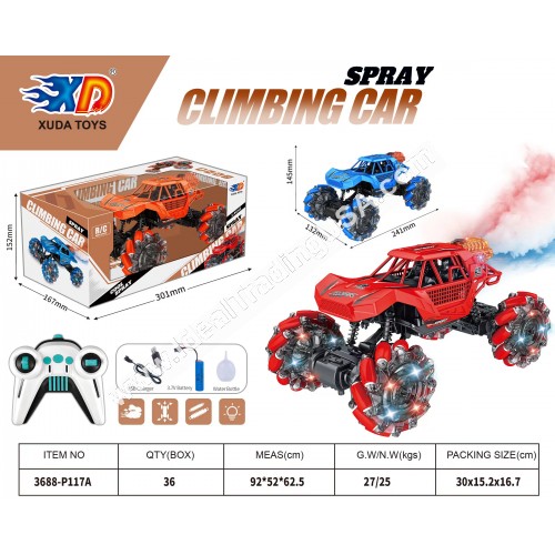 R/C Climbing Car w/usb (24pcs/box)