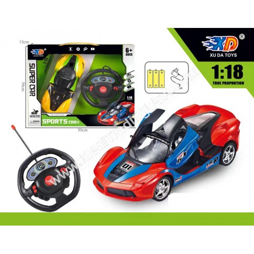 1:18 Rechargable R/C Car(18pcs/box)