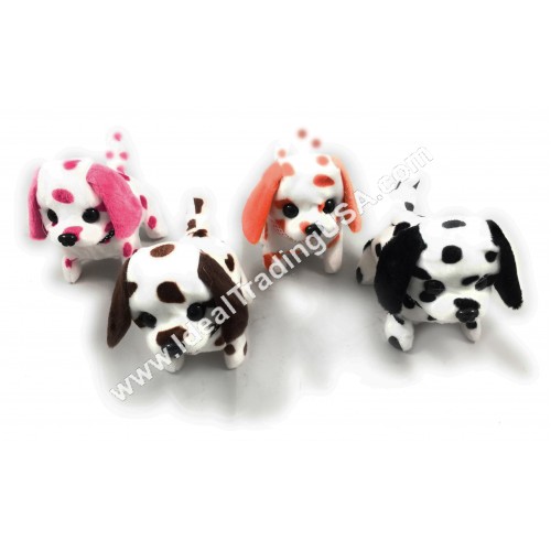 B/O dog, walking forward and back, & wagging its tail.    (12dz/Box)