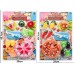 Cardpack Food cutting set (72pcs/box)