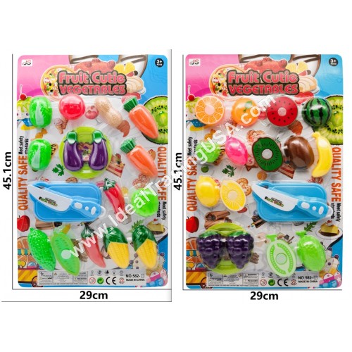 Cardpack Cutting Fruit Set (72pcs/box)
