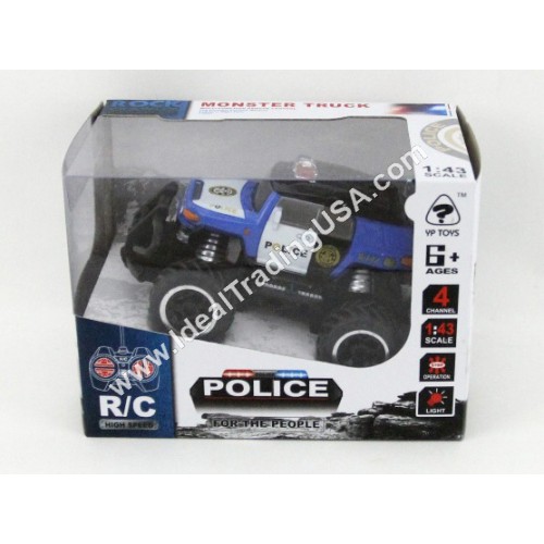 1:43 R/C Police Car w/light (48pcs/box)