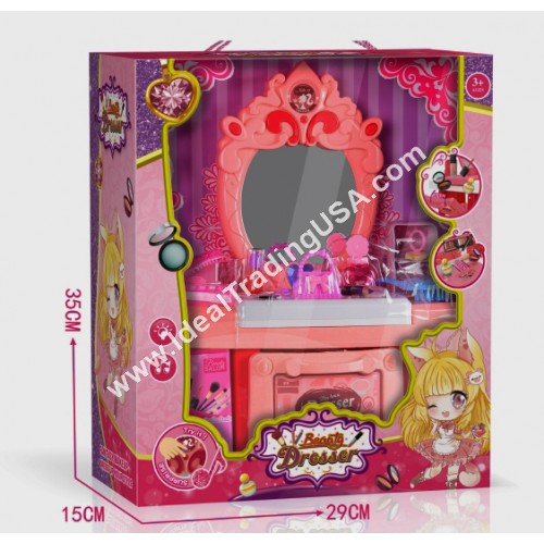 Beauty set w/music&light (12pcs/box)