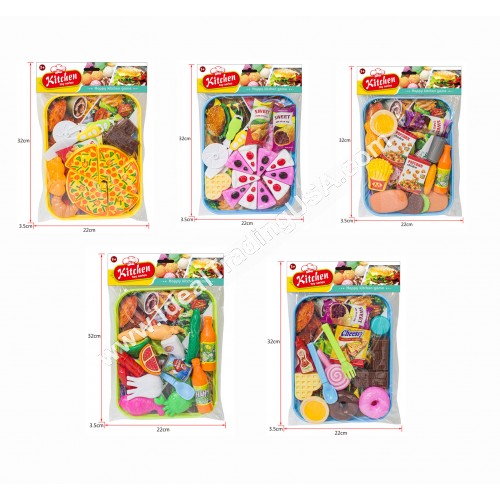 Kitchen set PVC Bag (96pcs/box)