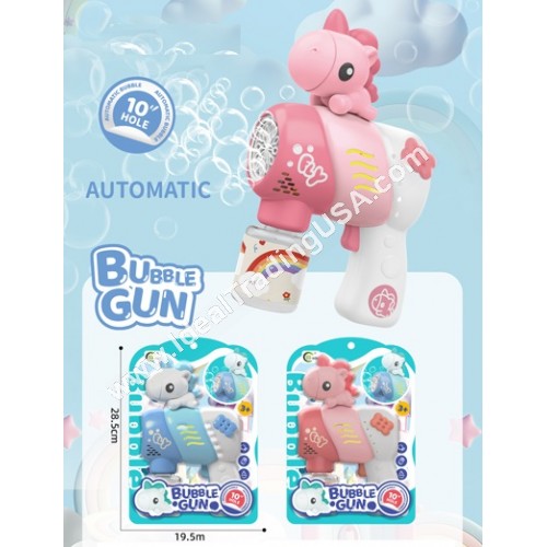 10 Holes Unicorn Bubble Gun (48pcs/box)