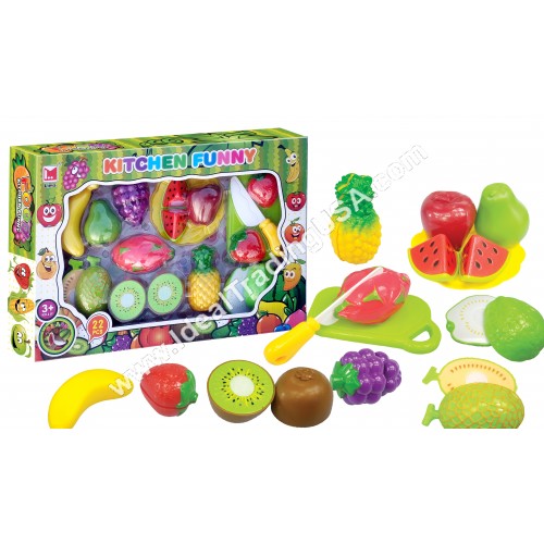 Fruit Cutting Playsets (30pcs/Box)
