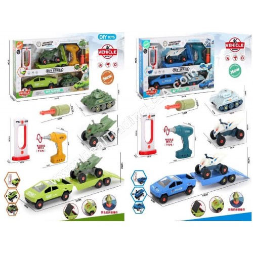 DIY PLAYSET CAR 2 ASST (12pcs/box)