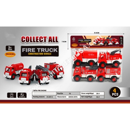 Friction Fire Truck (36pcs/box)