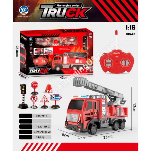 R/C Fire Truck  (18pcs/box)