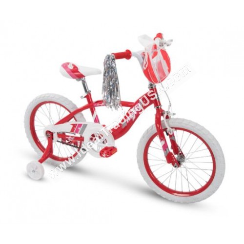 Huffy 18" Glimmer Bike - Red (1pcs/box)