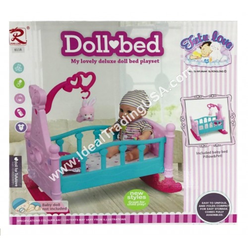Baby Doll Bed Set (24pcs/box)