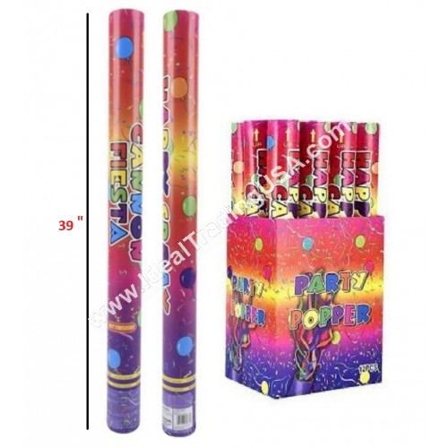 39" Party Popper (3 Dozen/box)