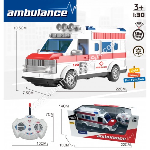 1:30 R/C Ambulance (24pcs/box)
