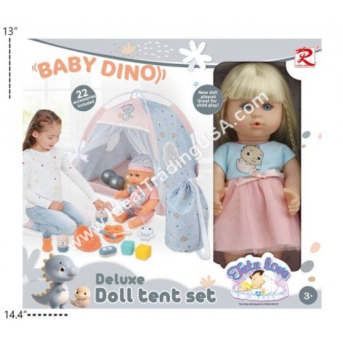 Doll Tent Set (18pcs/box)