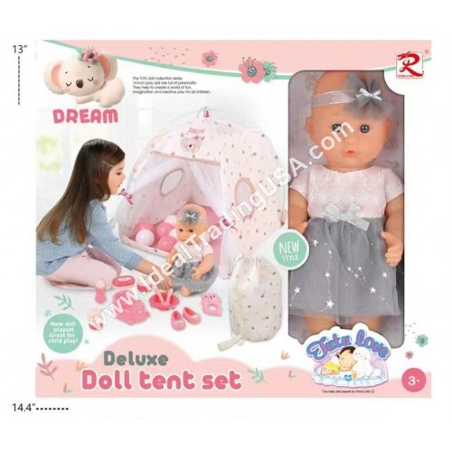 Doll Tent Set (18pcs/box)
