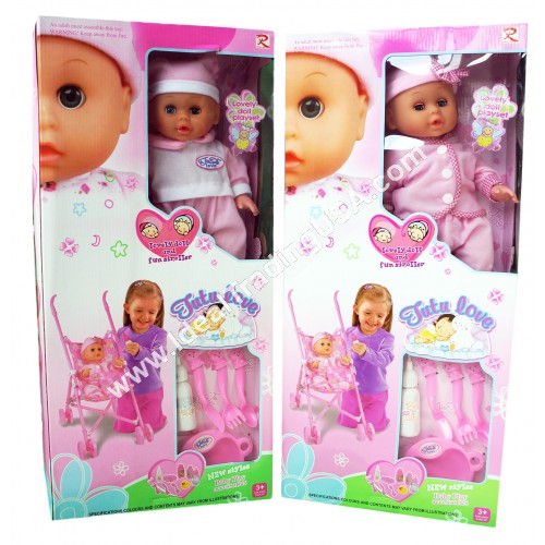 Doll w/stroller (12pcs/box)