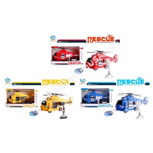 Friction Helicopter w/lights&music(48pcs/box)