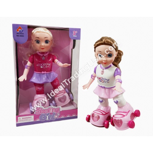 B/O Skating Girl (18pcs/box)
