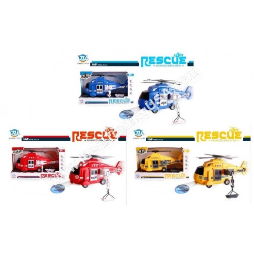 Friction Helicopter w/lights&music(24pcs/box)