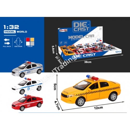 1:32 P/B Police Cars (12dz/box)
