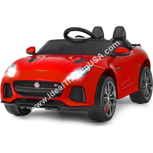 Jaguar F Type Licensed Powered 12v Kids Ride on Car with Remote 1pc/Box