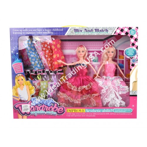 Fashion Doll Set (18pcs/box)