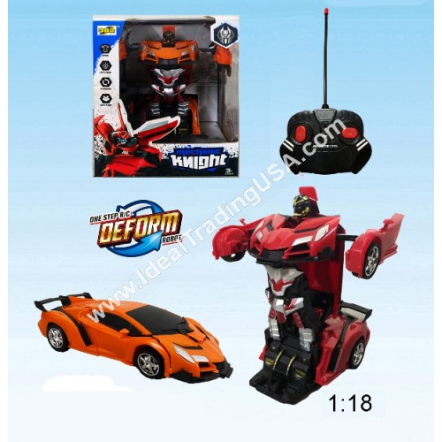 1:18 R/C Robot Transform Car (30pcs/box)