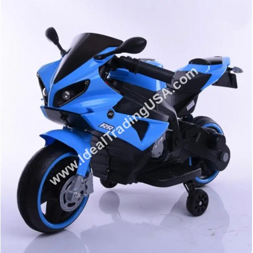 Ride on Kids Blue motocycle 12V -12AH (1pcs/box)