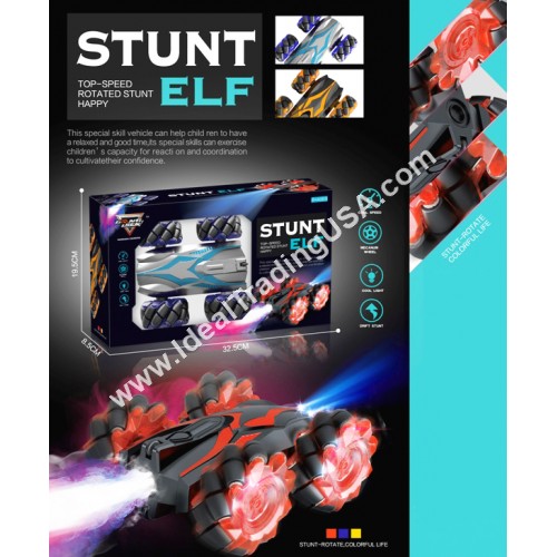 R/C Stunt Car w/lights&spray(24pcs/box)