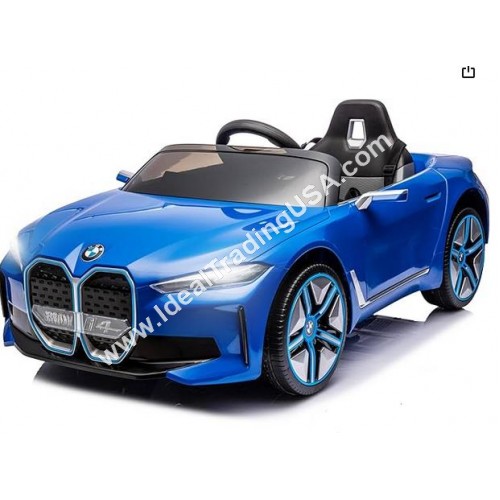 BMW i4 Blue Ride on Car (1pcs/box)