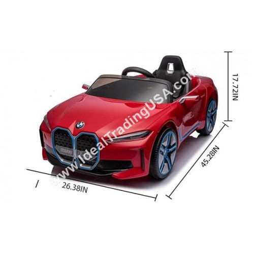 BMW i4 Red Ride on Car (1pcs/box)