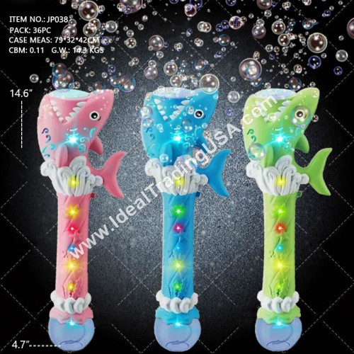 6 Holes Fish Bubble Wand (36pcs/box)
