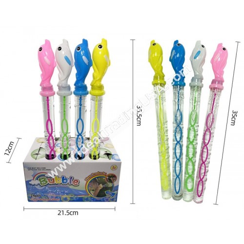 Dolphin Bubble Wand (4DP/Master Box) (24pcs/DP)