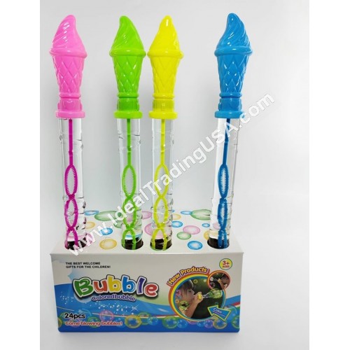 Ice Cream Bubble Wand (4DP/Master Box) (24pcs/DP)