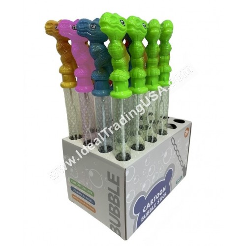 Dino Bubble Wand (4display/box)