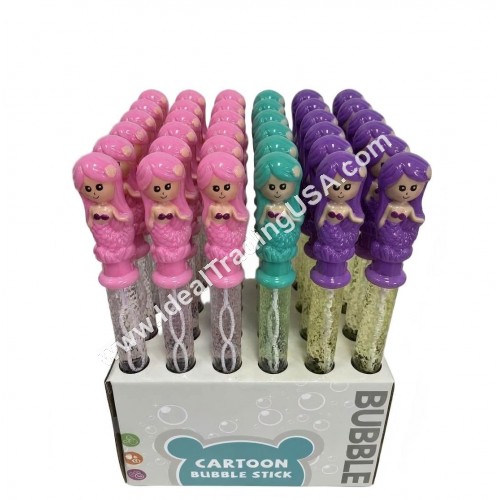Mermaid Bubble Wand (4display/box)