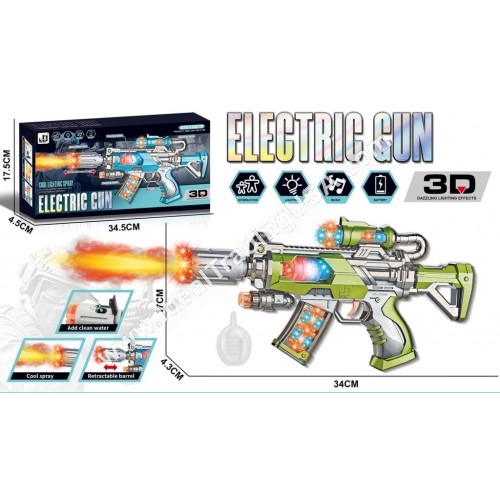 B/O Spray Gun, lights & music (48pcs/box)