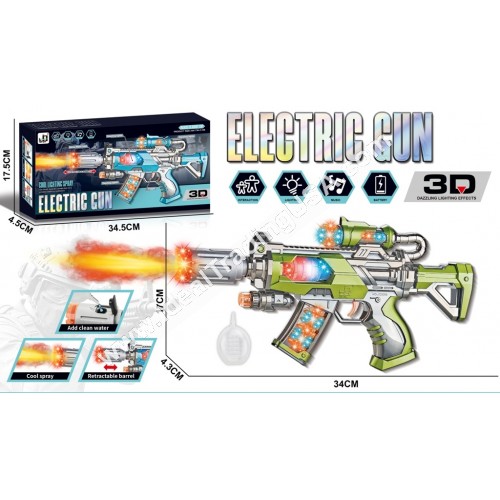 B/O Spray Gun, lights & music (48pcs/box)