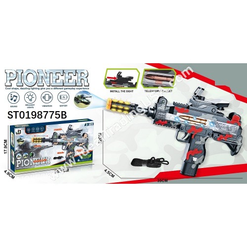 B/O Gun w/sound & lights (36pcs/box)