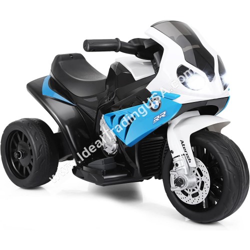 BMW E-trike Blue Motorcycle (1pc/Box)