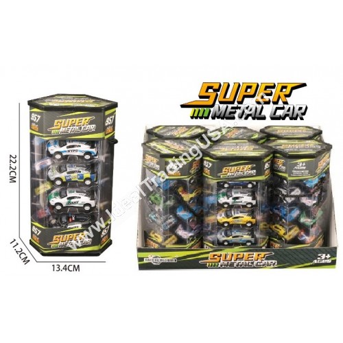 P/B Metal Car (6pack/display)(8display/box)