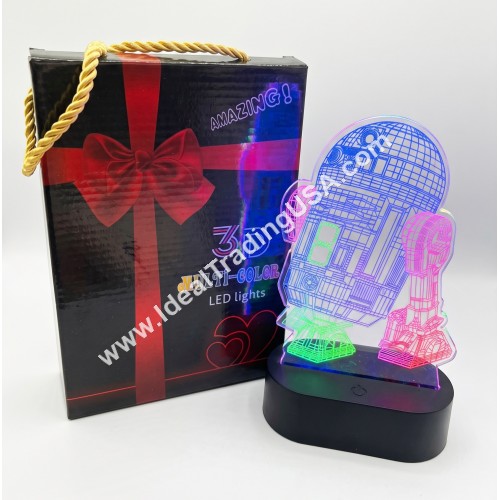 3D Robot Night Lamp (24pcs/box)