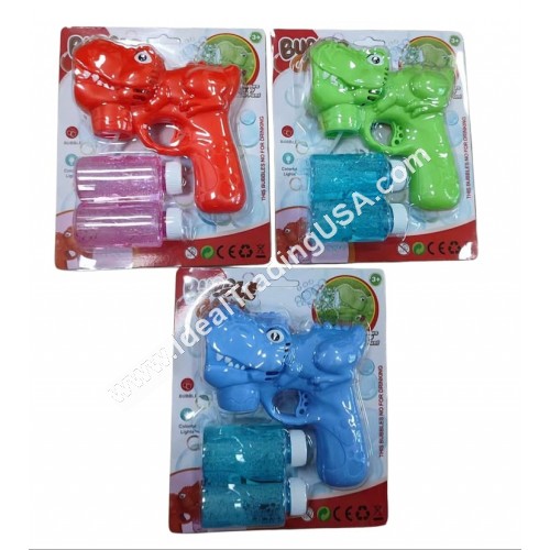 B/O Dino Bubble Gun (48pcs/box)
