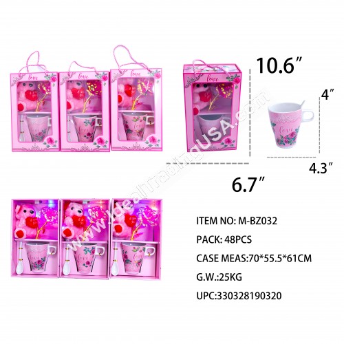 Valentine's Mug & bear (48pcs/box)
